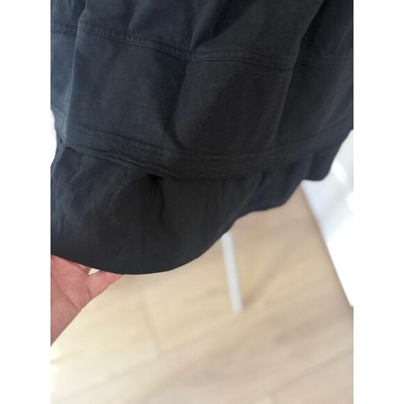 Anthropologie Daily Practice Chill Out Twofer Mini Dress Black Size Small - Picture 5 of 8